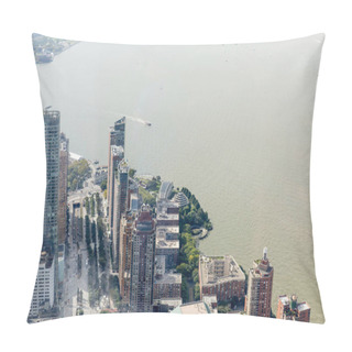 Personality  Aerial View Of New York City Skyscrapers, Usa Pillow Covers