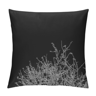 Personality  Autumn Branches Black Pillow Covers