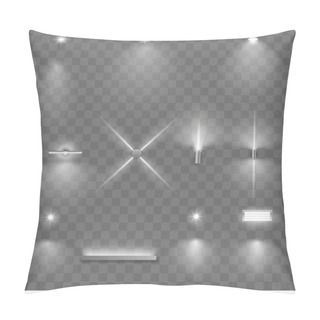 Personality  Set Of Different Lamps Pillow Covers