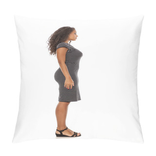 Personality  Woman In Casual Dress  Pillow Covers