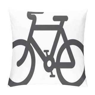 Personality  Vector Bicycle Icon Symbol Pillow Covers