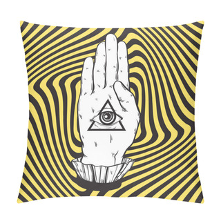Personality  Vector Hand Drawn  Illustration Pillow Covers