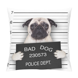 Personality  Mugshot Dog Pillow Covers