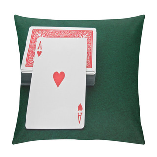 Personality  Ace Of Hearts Pillow Covers