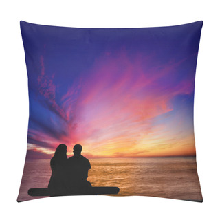 Personality  Sunset Cliffs Romance Pillow Covers