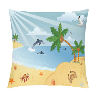 Personality  Wonderful Summer Background Pillow Covers