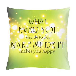 Personality  Vintage Typographic Backgrounds, Motivational Quotes Pillow Covers