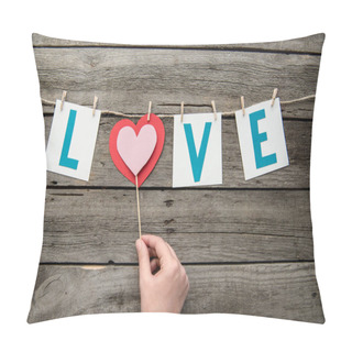 Personality  Handmade Party Decoration With Love Sign  Pillow Covers