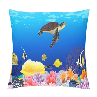 Personality  Sea Life Background Pillow Covers