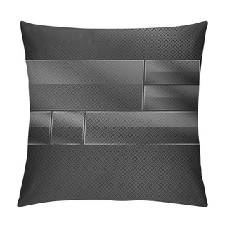 Personality  Vector Black Textures,  Vector Illustration   Pillow Covers
