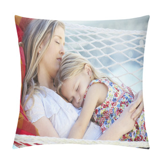Personality  Mother And Daughter Sleeping In Hammock Pillow Covers