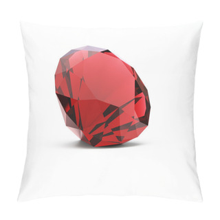 Personality  Isolated Ruby Pillow Covers