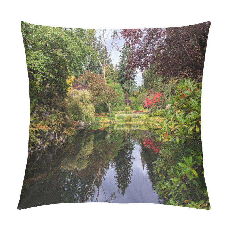 Personality  Fantastic floral Butchart Gardens, Canada pillow covers