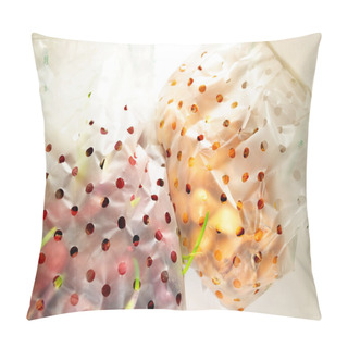 Personality  Packaged Red And Yellow Onion Bulbs Pillow Covers