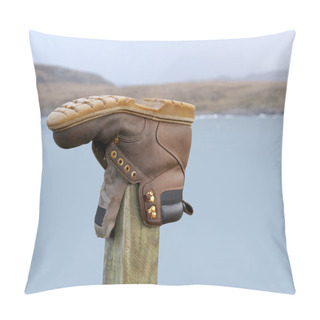 Personality  Outdoor Shoe On A Stack Pillow Covers