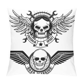 Personality  Biker Logos Pillow Covers