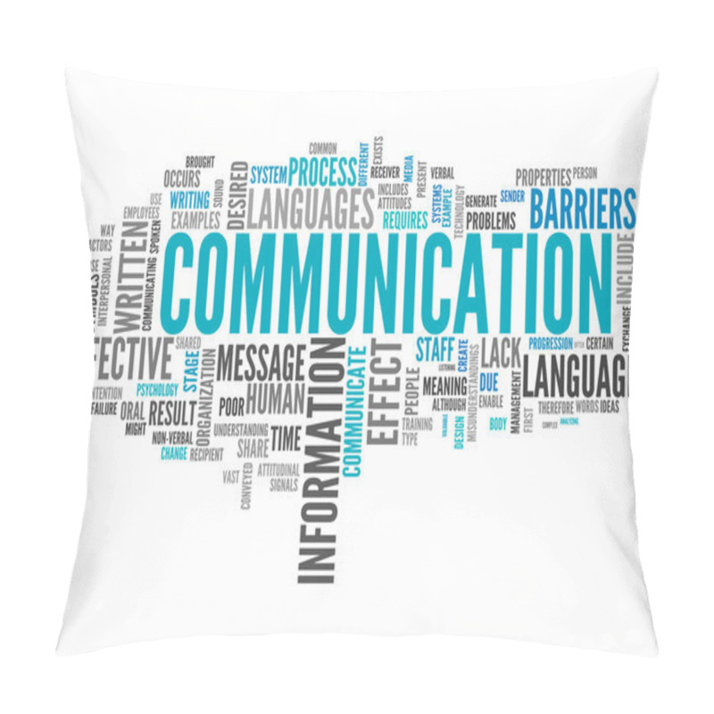 Personality  Word Cloud Communication pillow covers