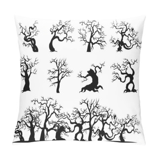 Personality  Spooky Trees Set Pillow Covers