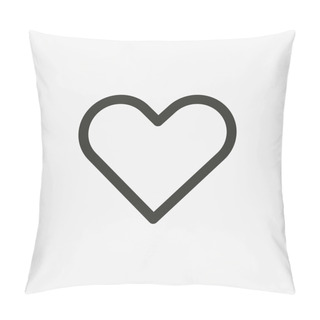 Personality  Heart Outline Icon Pillow Covers