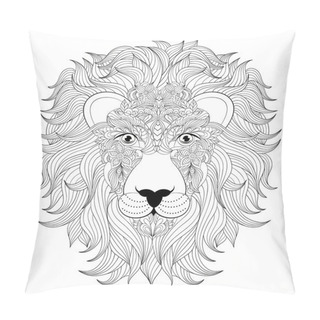 Personality  Head Of  Lion Pillow Covers