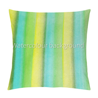 Personality  Vertical Stripes Watercolor Background Pillow Covers