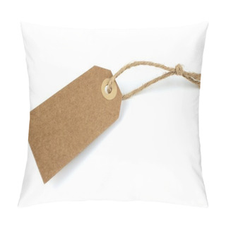 Personality  Blank Natural Paper Label Pillow Covers