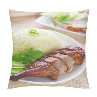 Personality  Roasted Duck And Roasted Pork Crispy Siu Yuk Pillow Covers