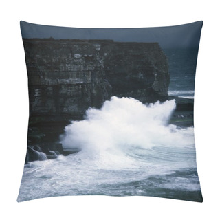 Personality  Aran Islands, Dun Aengus, Inishmore, Ireland Pillow Covers