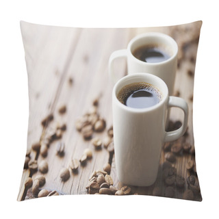 Personality  Coffee Beans And Coffee Pillow Covers