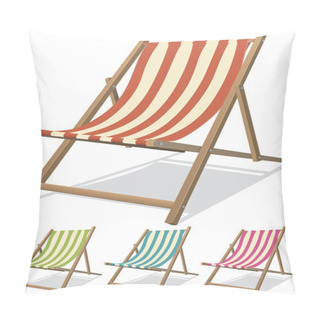 Personality  Beach Chair Set Pillow Covers