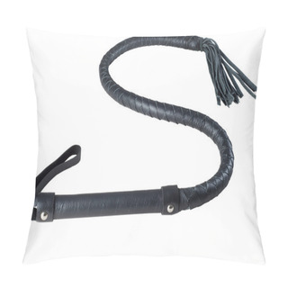 Personality  Black Single Tail Whip. Pillow Covers