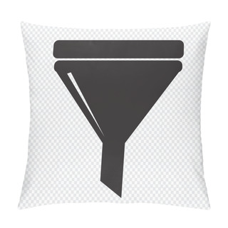 Personality  Filter Icon Vector Illustration Pillow Covers