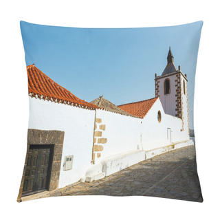 Personality  Central Square With Church In Betancuria Village On Fuerteventura Island, Spain Pillow Covers