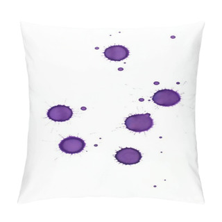 Personality Lilac Paint Splash Pillow Covers