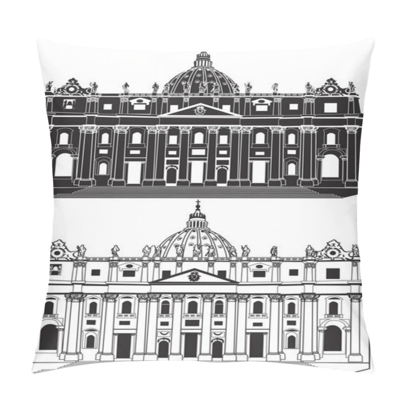Personality  St. Peter's Basilica, Vatican Pillow Covers