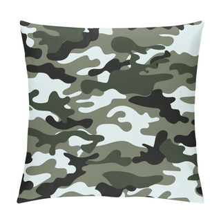 Personality  Picture With A Military Color Of The Ground  Khaki Pillow Covers