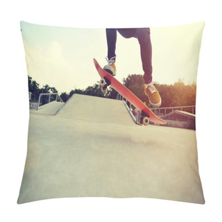 Personality  Skateboarder Legs Skateboarding Pillow Covers