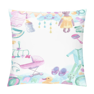 Personality Illustration Of Baby Products Pillow Covers