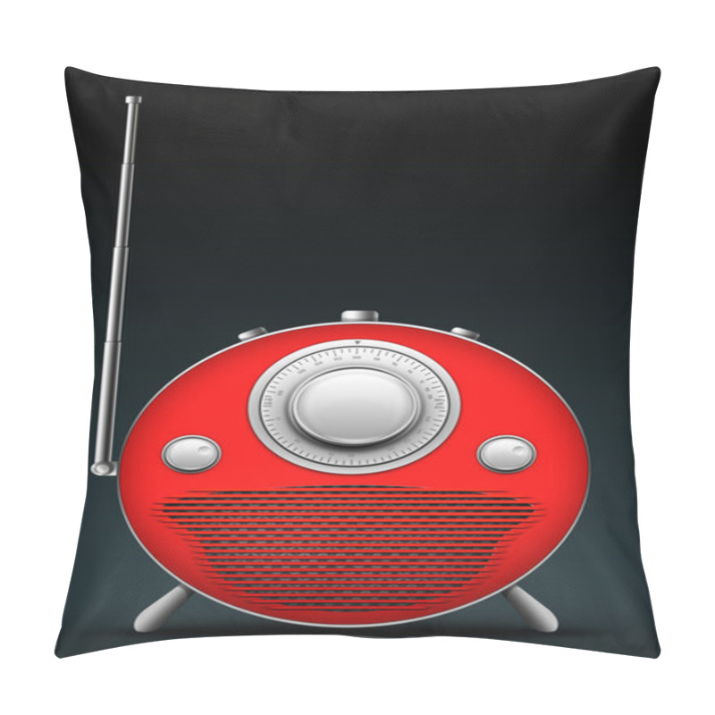 Personality  Red Radio pillow covers