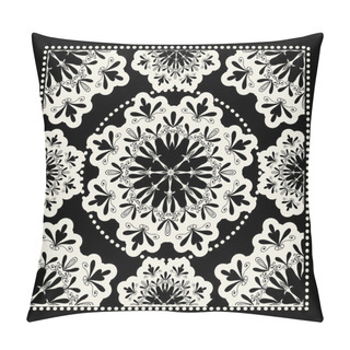 Personality  Black Bandana Print Pillow Covers