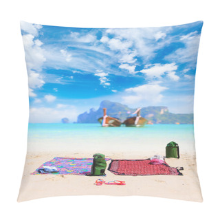 Personality  Beautiful Bay Of Phi Phi Island Thailand Pillow Covers