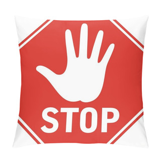 Personality  Stop Sign Pillow Covers