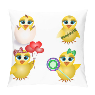 Personality  Chicks Pillow Covers