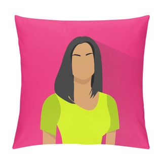 Personality  Female  Profile Iconwomen Pillow Covers