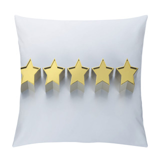 Personality  Golden Five Stars  Pillow Covers