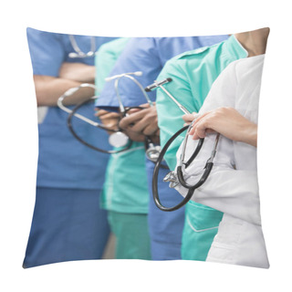 Personality  Medical Workers In Laboratory Pillow Covers
