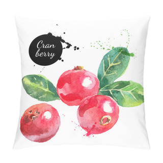 Personality  Hand Drawn Watercolor Cranberries Pillow Covers