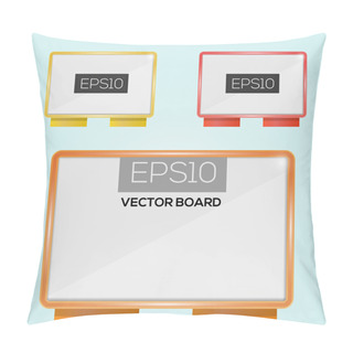 Personality  Vector Illustration Of Billboards Pillow Covers