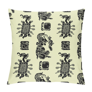 Personality  Maya Style Ornament Pillow Covers