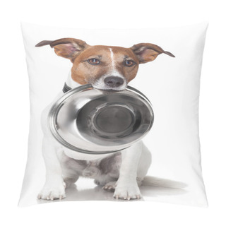 Personality  Hungry Dog Food Bowl Pillow Covers